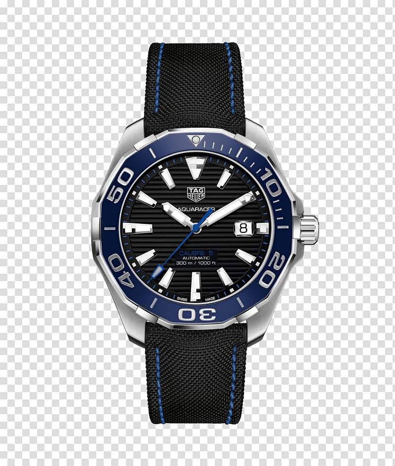 TAG Heuer Aquaracer Automatic watch Chronograph, watch transparent background PNG clipart