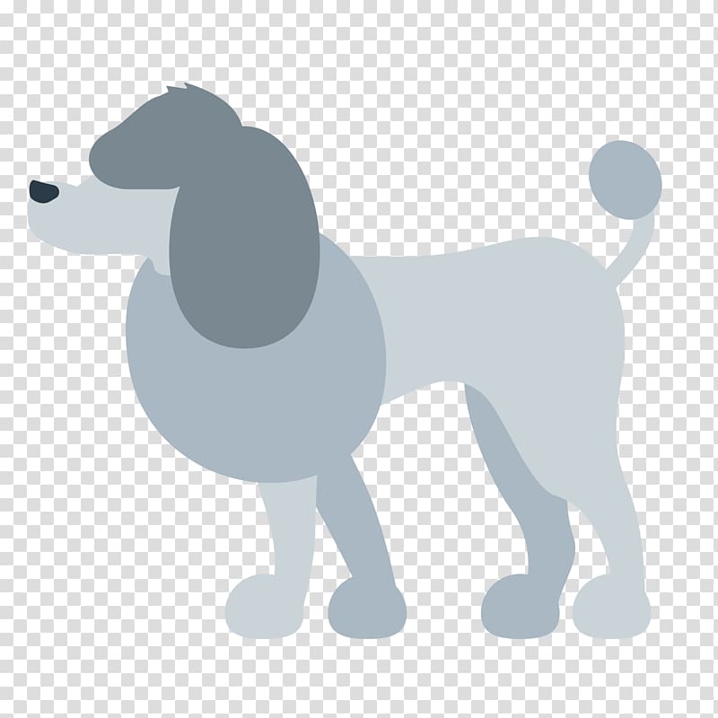 Dog breed Puppy Poodle Emoji Text messaging, puppy transparent background PNG clipart