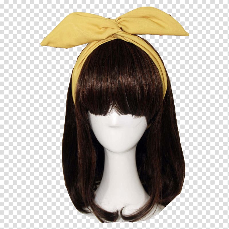 Wig Barrette Headband Fashion accessory, Cute Korean hair accessories transparent background PNG clipart