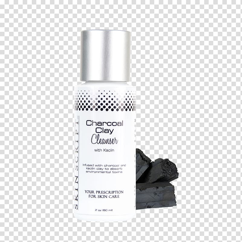 Cleanser Skin care Skin Script Kaolinite, charcoal powder transparent background PNG clipart