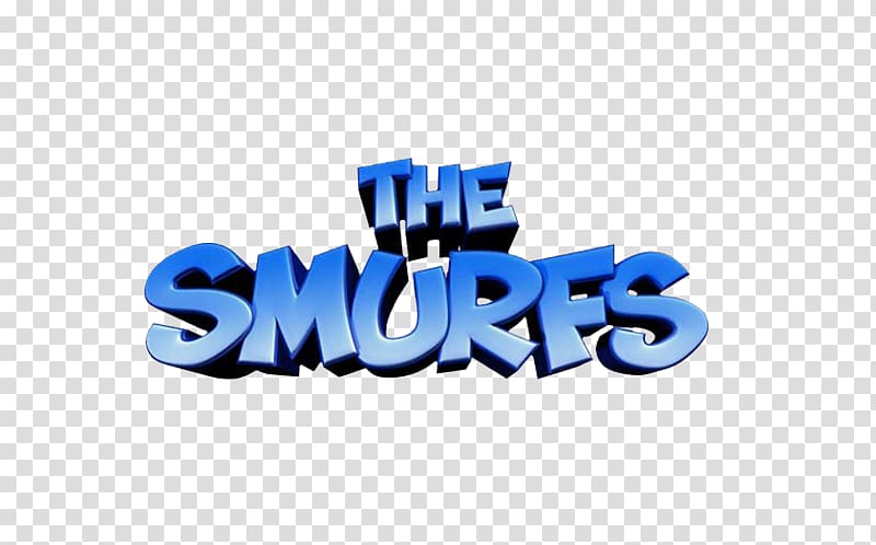 The Smurfs logo, Smurfette Papa Smurf The Smurfs Logo Sony Animation, smurfs transparent background PNG clipart