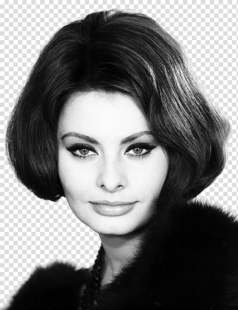 Sophia Loren La Favorita Film 20 September Italy, face closeup transparent background PNG clipart