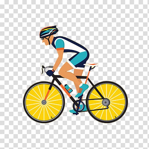Cycling Euclidean Illustration, Cycling transparent background PNG clipart