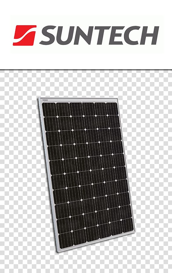 Solar Panels Capteur solaire voltaïque Suntech Power Solar energy voltaic system, painel transparent background PNG clipart