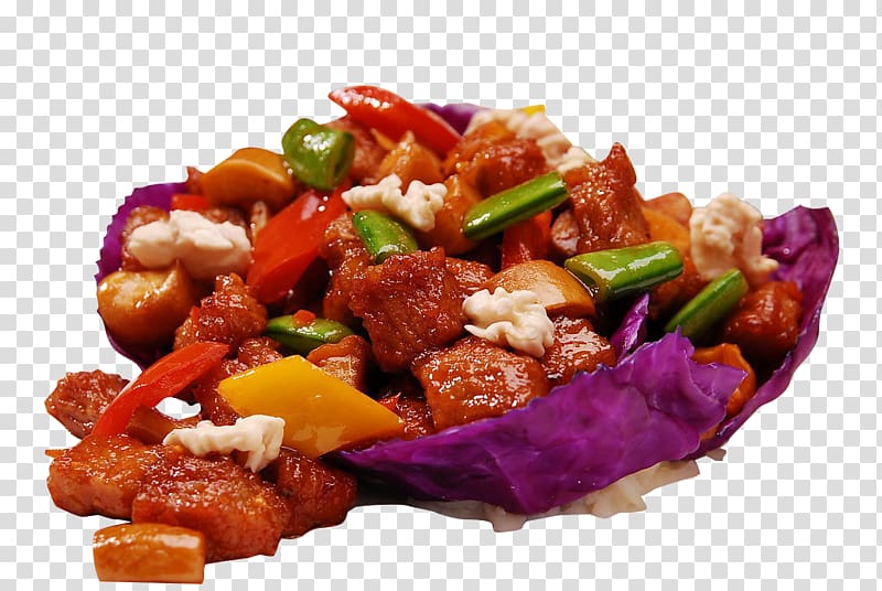 Guangdong Cantonese cuisine Chinese cuisine Teochew cuisine Hakka cuisine, Chinese sweet and sour delicious ridge in meat transparent background PNG clipart