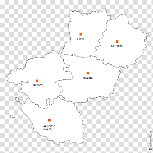 Nantes Map Animal Tuberculosis Departments of France, map transparent background PNG clipart