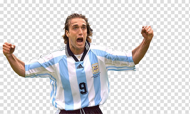 Gabriel Batistuta Argentina national football team A.S. Roma Reconquista Football player, football transparent background PNG clipart