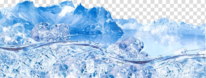 Iceberg Drop Splash Ice cube, Snow scenery outdoor creativity transparent background PNG clipart
