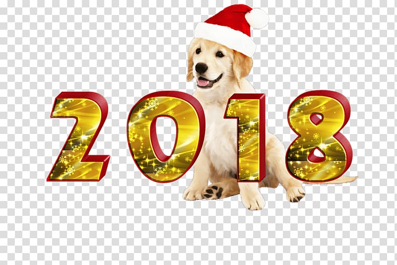 Dog Chinese New Year New Year\'s Day New Year\'s resolution, Happy New Year transparent background PNG clipart