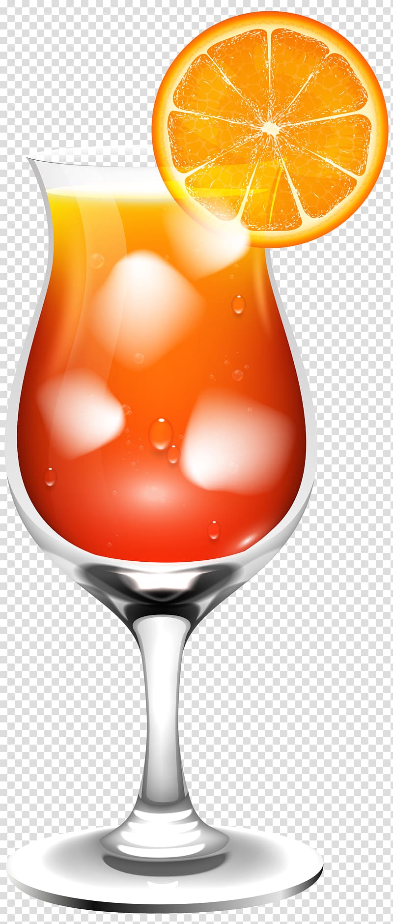 footed wine glass and orange fruit illustration, Cocktail Juice Martini Punch , Orange Cocktail transparent background PNG clipart