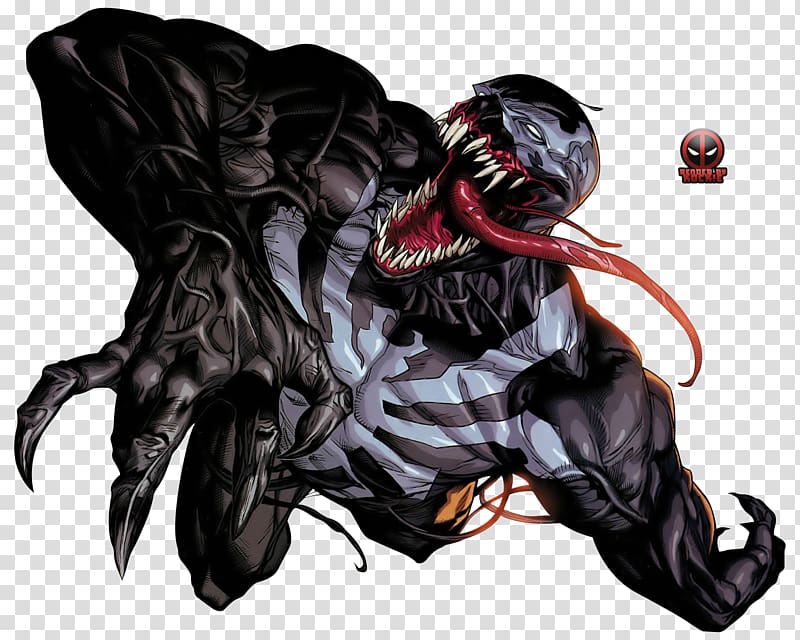 Venom character illustration, Mac Gargan Venom Eddie Brock Spider-Man J. Jonah Jameson, Venom marvel transparent background PNG clipart