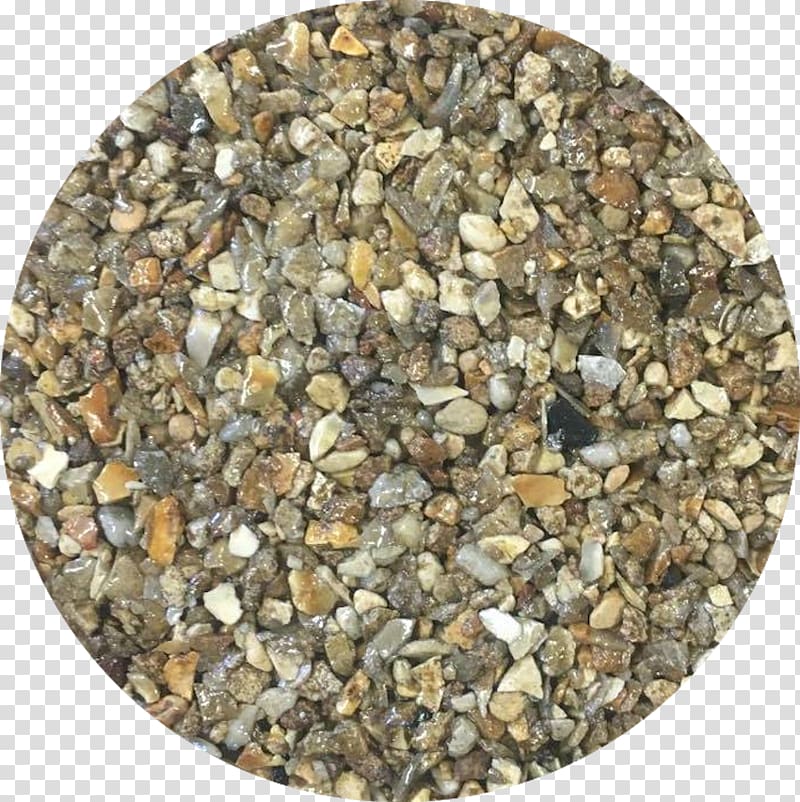 Gravel Pebble Mixture Brown, Resinbound Paving transparent background PNG clipart