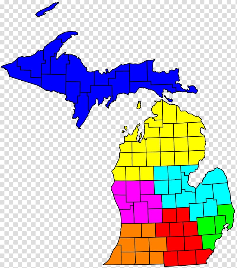 Flag of Michigan Map, michigan transparent background PNG clipart