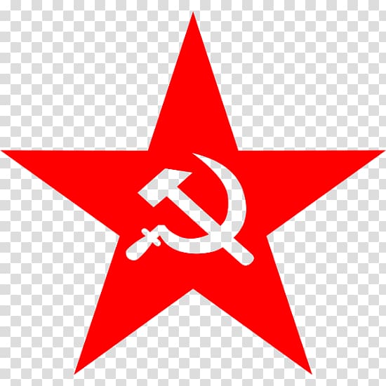 Soviet Union Hammer and sickle Russian Revolution Communist symbolism Red star, soviet union transparent background PNG clipart