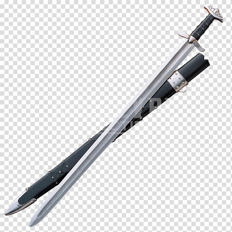 Viking sword Scimitar Blade Damascus, eastern style transparent background PNG clipart