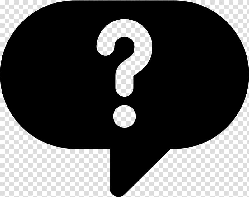 Question mark Computer Icons Speech balloon, speech bubble transparent background PNG clipart