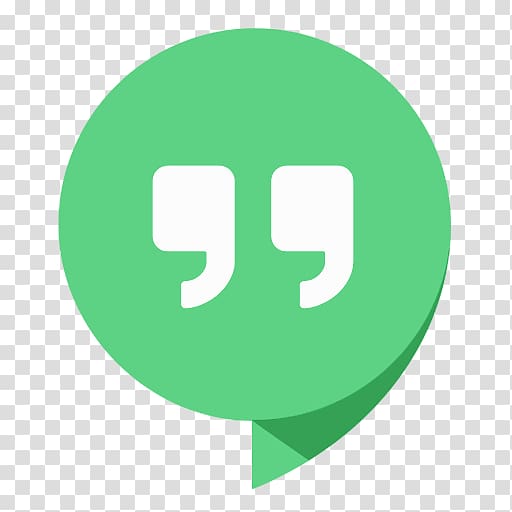 Google Hangouts Google Voice Videotelephony Instant messaging, google transparent background PNG clipart