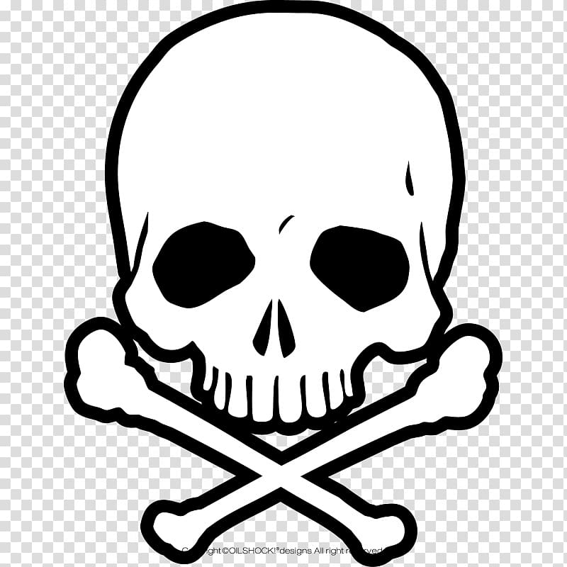 Human skull symbolism Drawing Tattoo Skull and crossbones, bones transparent background PNG clipart