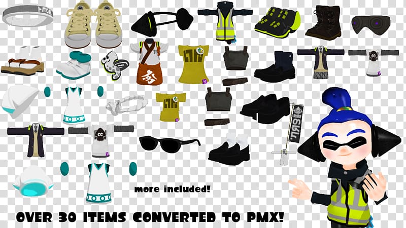 Free download | Splatoon 2 Clothing Hoodie MikuMikuDance, mmd ...