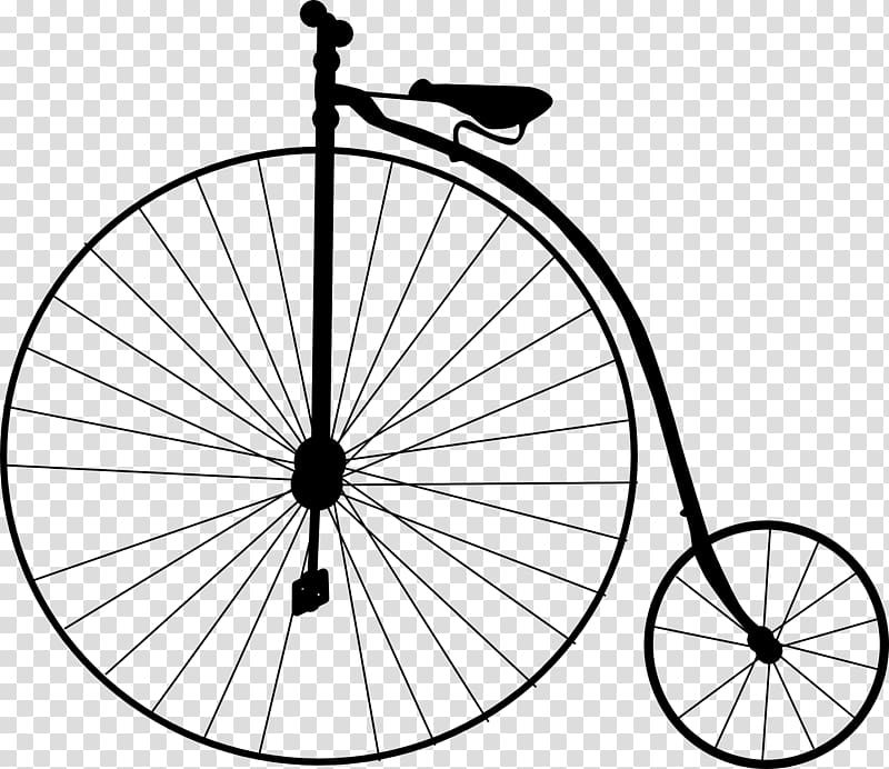 penny farthing bike , Penny-farthing Bicycle wheel , Creative Bike transparent background PNG clipart