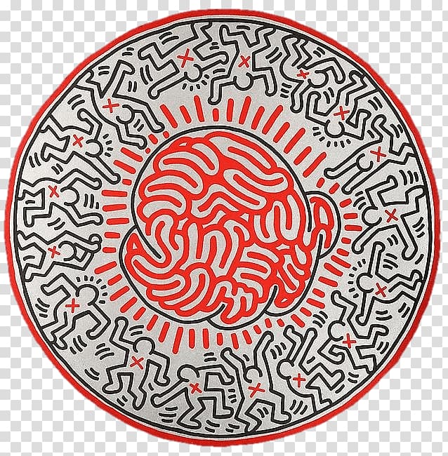 Artist Painting National Museum of Modern Art in Paris Pop art, Keith haring transparent background PNG clipart