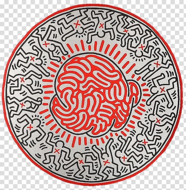 Keith Haring Art for Adults coloring page - Download, Print or Color Online  for Free