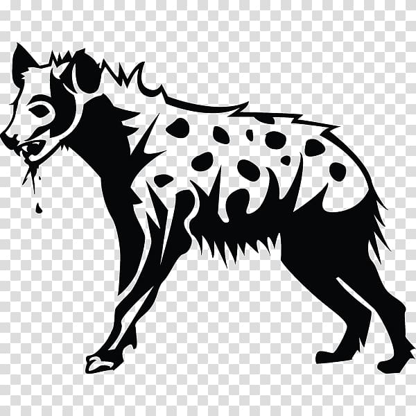 Striped hyena Spotted hyena Drawing, hyena transparent background PNG clipart