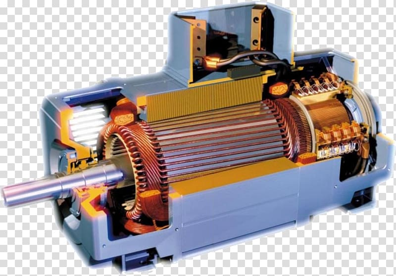 AC motor Electric motor Alternating current DC motor Electricity, engine transparent background PNG clipart