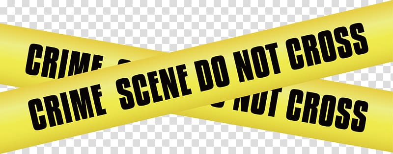 crime scene do not cross police signage, Crime scene Barricade tape Blood residue Police, Yellow cross seal transparent background PNG clipart