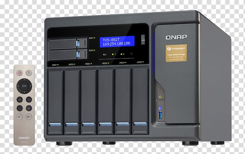QNAP TVS-1282T Intel QNAP Systems, Inc. Network Storage Systems iSCSI, intel transparent background PNG clipart