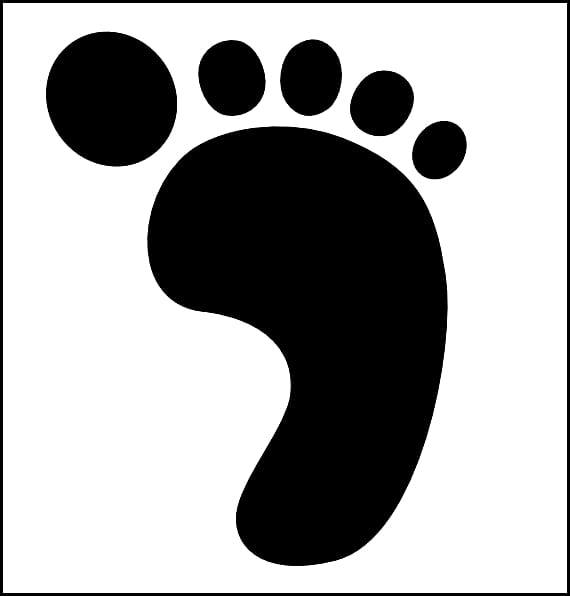 Footprint Squat Massage Kenkoh Europe Ltd, Foot transparent background ...