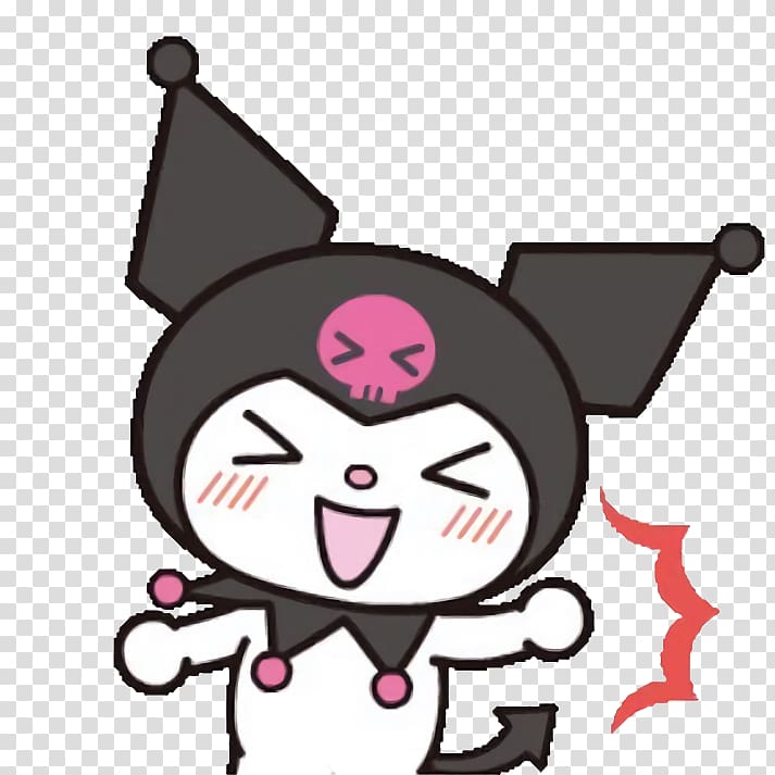 Cat Hello Kitty Kuromi Sticker Sanrio, Cat transparent background PNG clipart