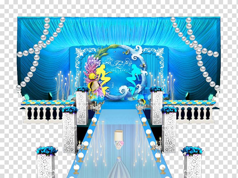 Blue Graphic design Wedding Designer, Blue wedding transparent background PNG clipart