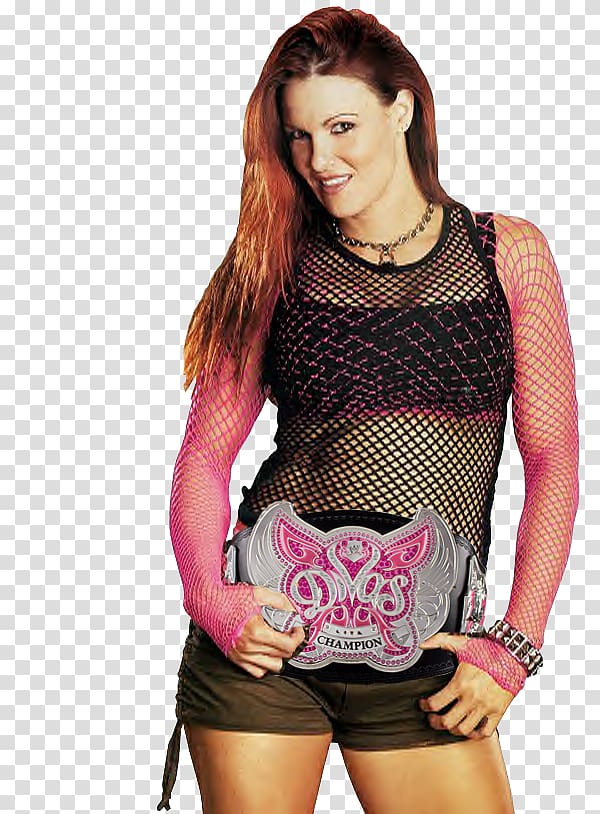 Lita WWE Divas Championship Women in WWE T-shirt, wwe transparent background PNG clipart