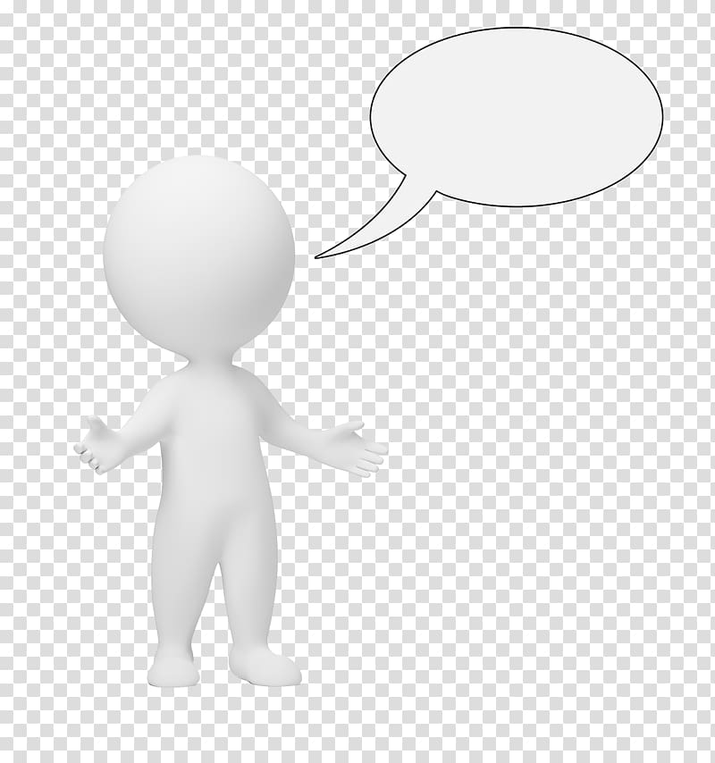 creative hand-painted of people,speaking white people transparent background PNG clipart