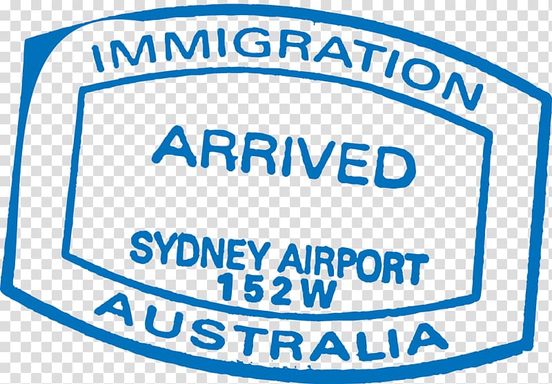 Immigration Arrived stamp illustration, Visa policy of Australia Working holiday visa Travel visa Passport, visa transparent background PNG clipart