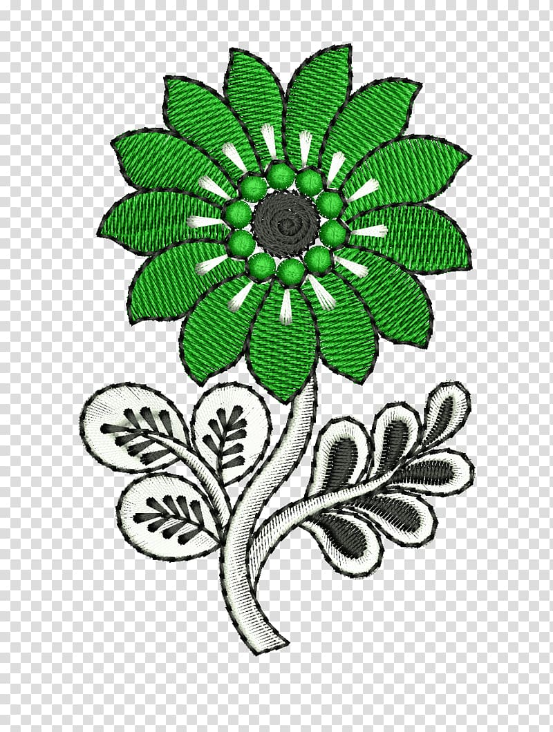 Floral design Flower Embroidery Pattern, design transparent background PNG clipart