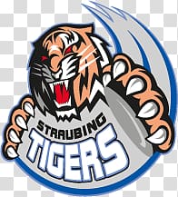 Straubing Tigers team logo, Straubing Tigers Logo transparent background PNG clipart