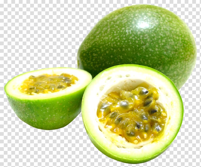 green fruit, Passion fruit Juice Sweet granadilla, Passion Fruit transparent background PNG clipart