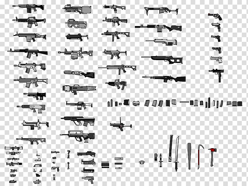 Weapon M16 rifle Madness Combat Game, scar transparent background PNG clipart