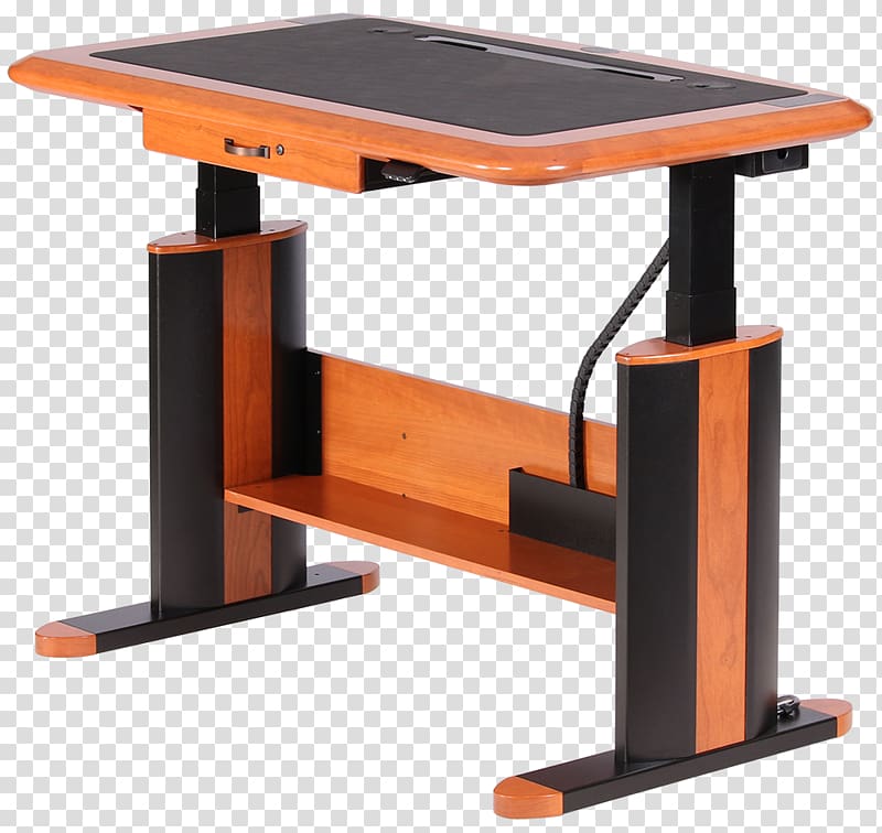 Table Sit-stand desk Computer desk Linak, standing desk transparent background PNG clipart