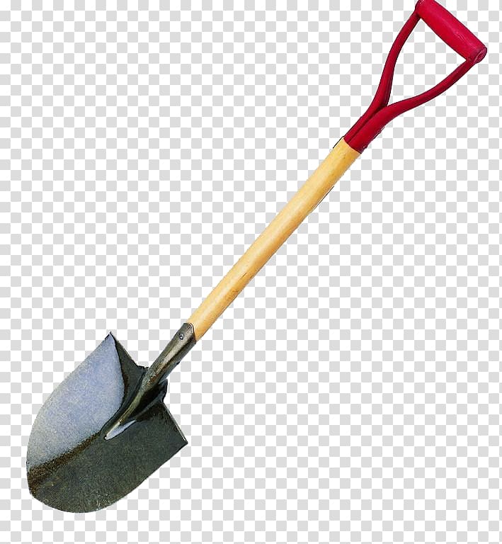 black and brown shovel , Shovel Tool Spade Agriculture Architectural engineering, Construction tools shovel transparent background PNG clipart