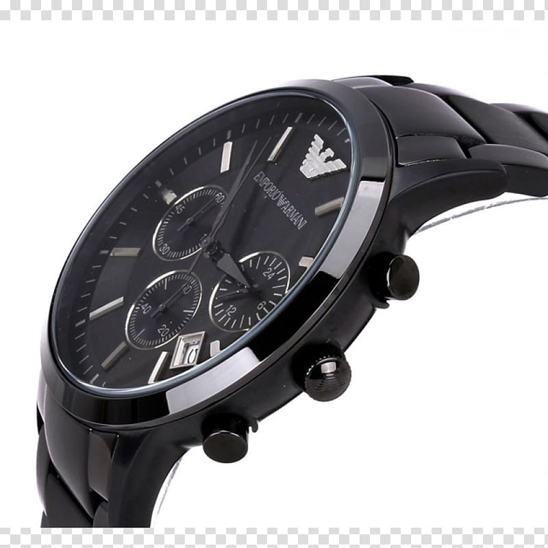 Watch A|X Armani Exchange Clock Chronograph, watch transparent background PNG clipart