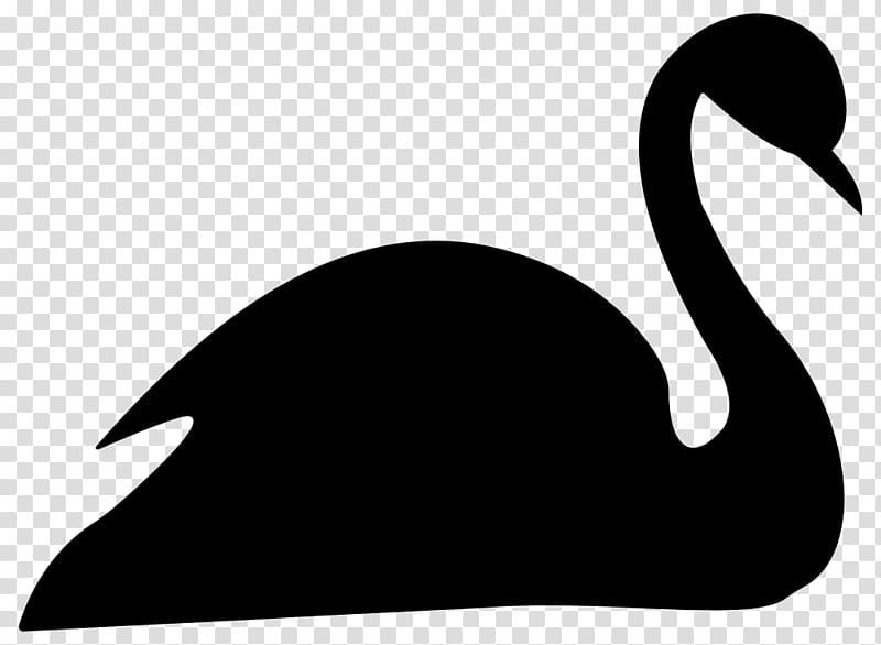 The Black Swan: The Impact of the Highly Improbable Silhouette Black swan theory, Silhouette transparent background PNG clipart