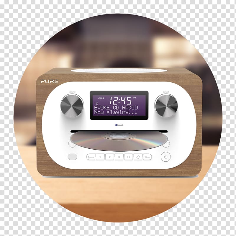 Exertis PURE Evoke C-D4 Digital audio broadcasting Radio Compact disc, radio transparent background PNG clipart
