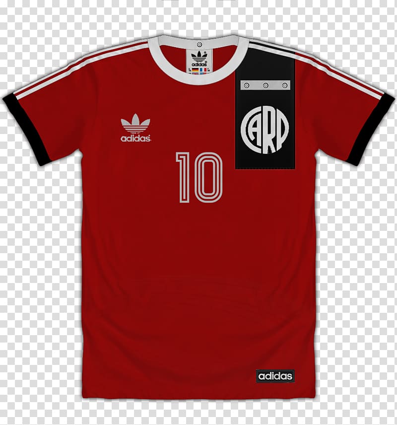 T-shirt Boca Juniors Sleeve Adidas, river club transparent background PNG clipart