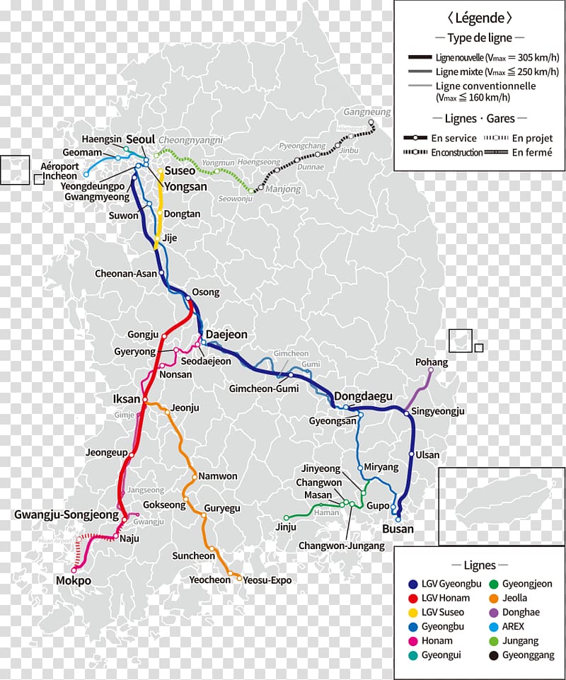Seoul Korea Train Express Rail transport Busan, Transport Network transparent background PNG clipart