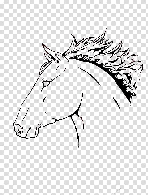 Bridle Snout Halter Rein Mustang, tribal Horse transparent background PNG clipart