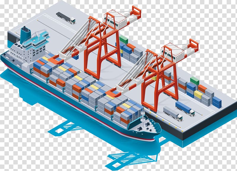 Container ship Intermodal container Container port Cargo ship, Ship transparent background PNG clipart