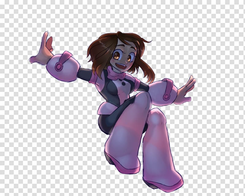 Figurine YouTube, uraraka transparent background PNG clipart